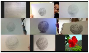 【ピリカアートスクール】第13回　松原美那子と一緒に描く！オンライングループデッサン会を開催いたしました★